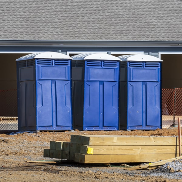 do you offer hand sanitizer dispensers inside the porta potties in Comstock